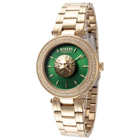 Versus Versace Womens Brick Lane Crystal Watch VSP642518